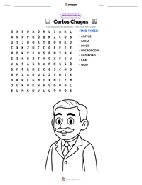 Carlos Chagas printable worksheet preview