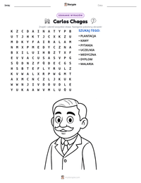 Podgląd drukowalnego arkusza ćwiczeń Carlos Chagas