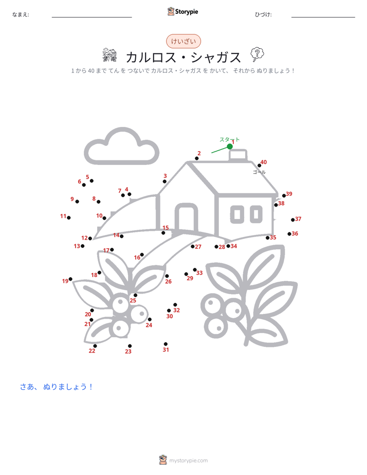 点つなぎ