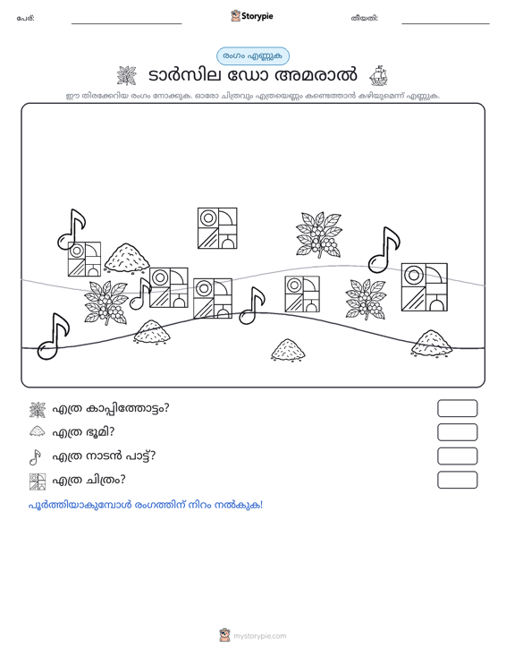 എണ്ണുന്ന ദൃശ്യങ്ങൾ