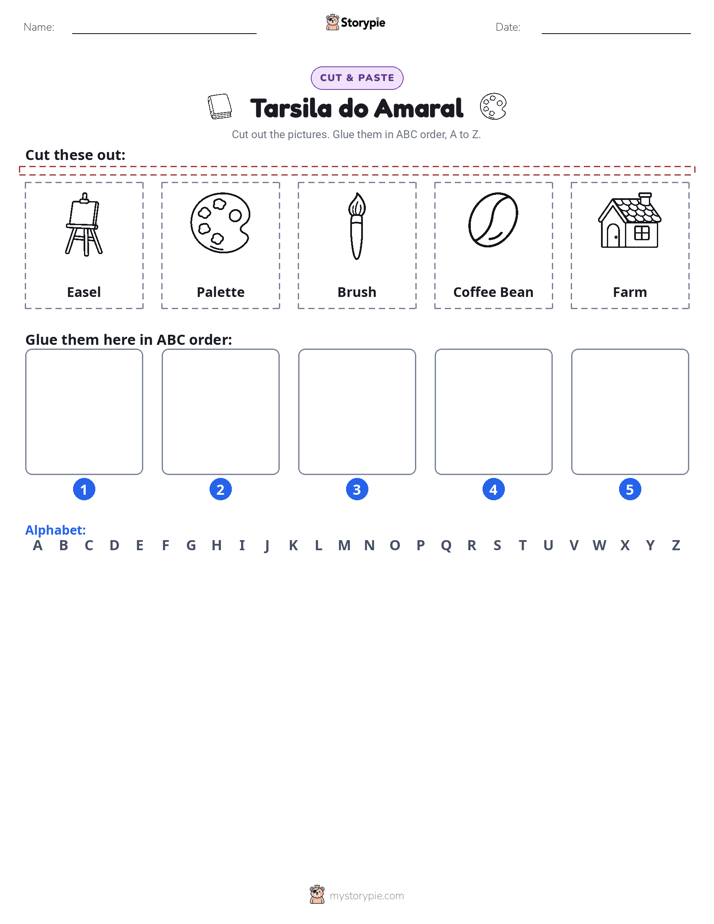 Cut & Paste Alphabet