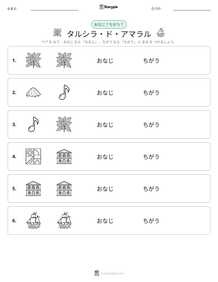 同じか違うか