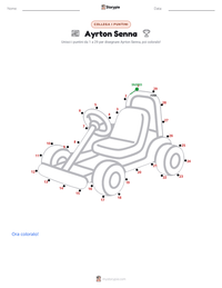 Anteprima della scheda stampabile di Ayrton Senna