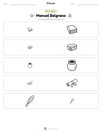 Manuel Belgrano printable worksheet preview