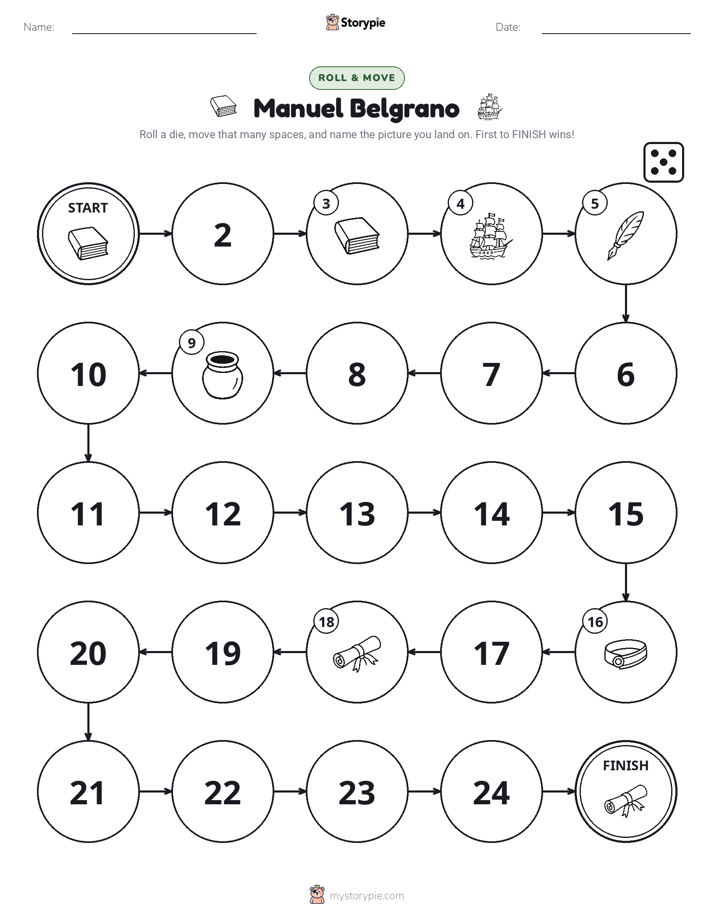 Roll & Move Game