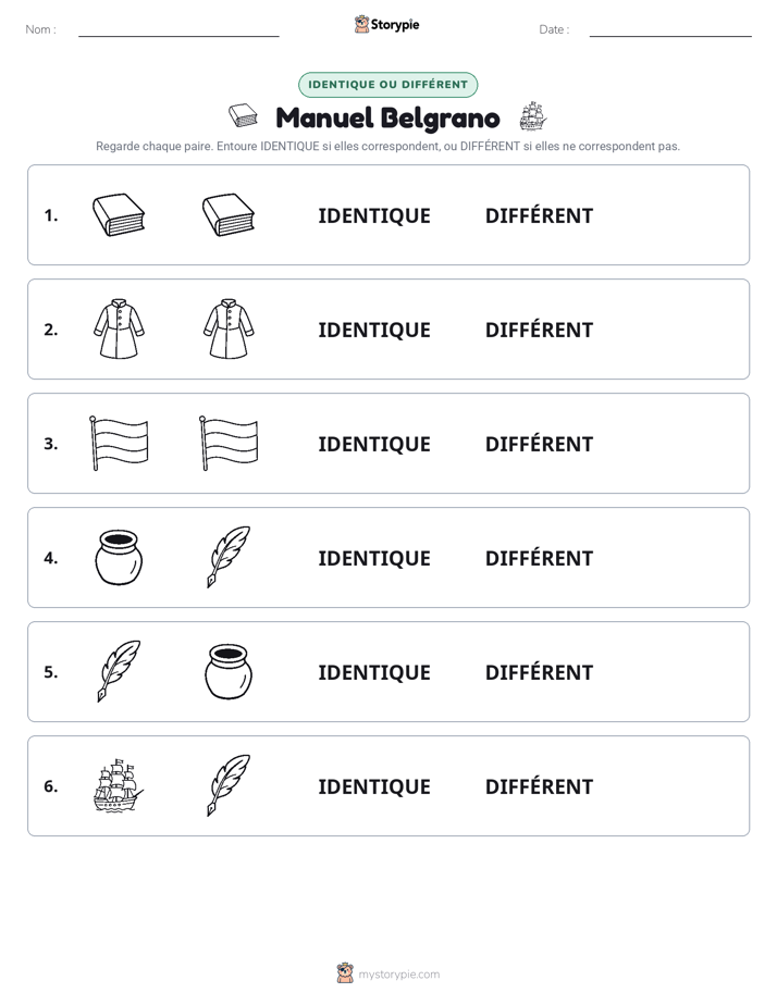 Identique ou Différent