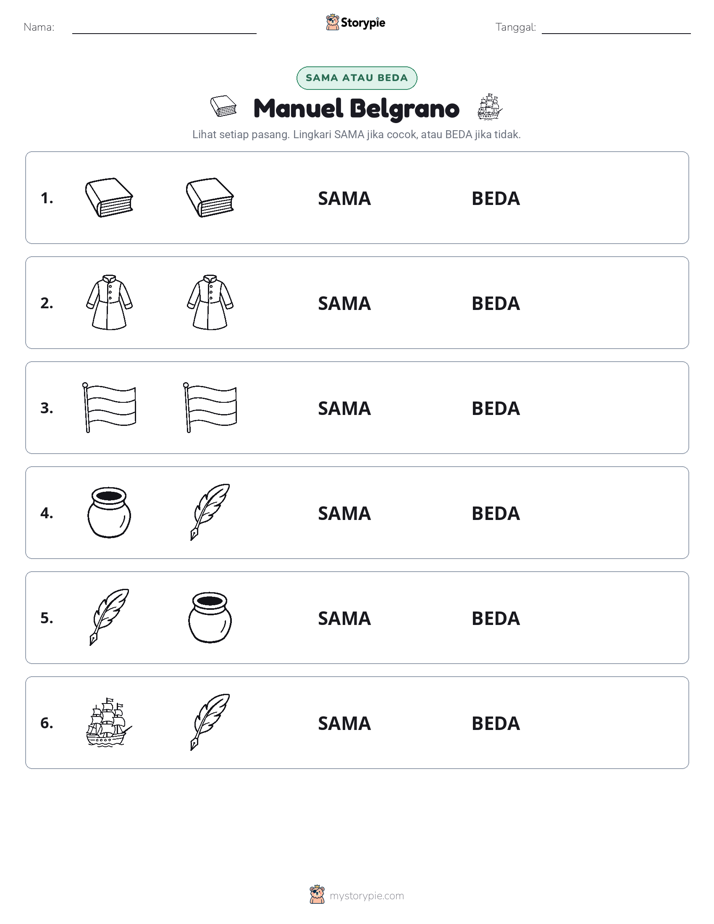 Sama atau Berbeda