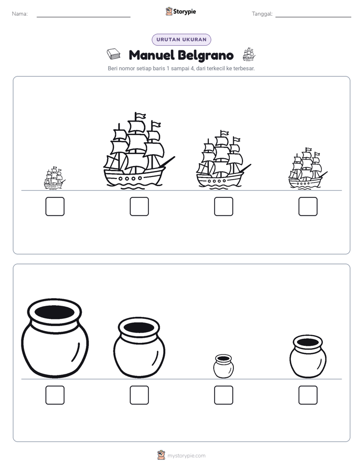 Urutan Ukuran