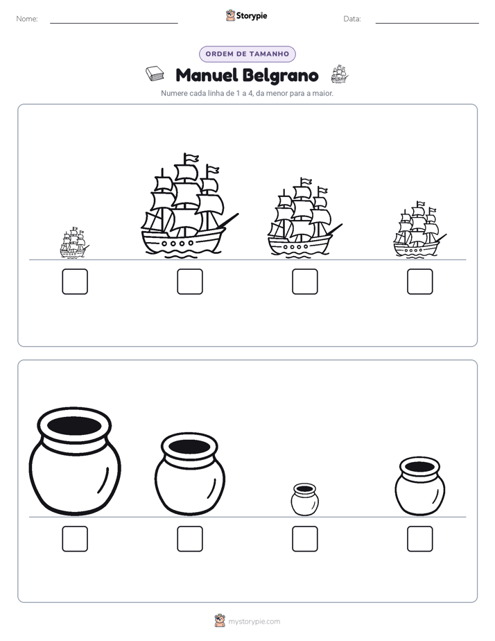 Ordem de Tamanho