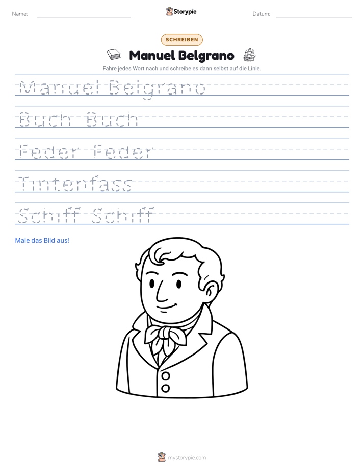 Schreibübung