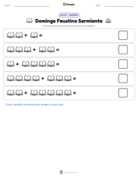 Domingo Faustino Sarmiento printable worksheet preview