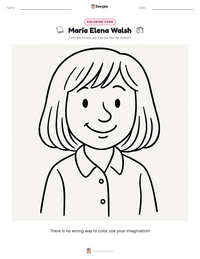 María Elena Walsh printable worksheet preview