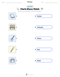 María Elena Walsh printable worksheet preview