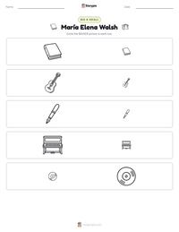 María Elena Walsh printable worksheet preview