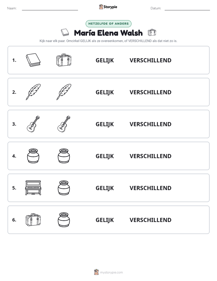 Zelfde of Verschillend