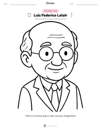 Luis Federico Leloir printable worksheet preview