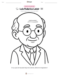 Aperçu de la feuille de travail imprimable Luis Federico Leloir
