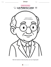 Prévia da folha de atividades imprimível Luis Federico Leloir
