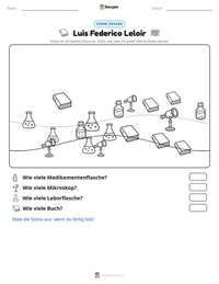 Luis Federico Leloir druckbare Arbeitsblatt Vorschau
