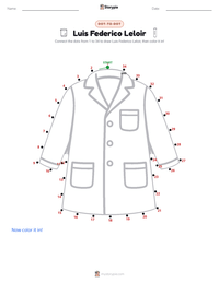 Luis Federico Leloir printable worksheet preview