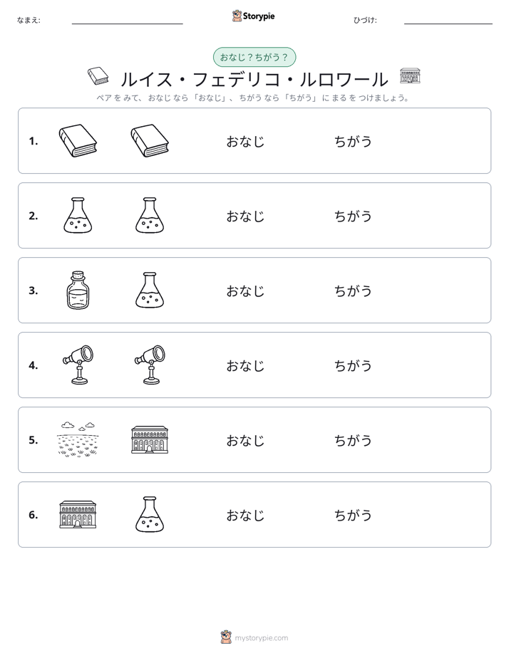 同じか違うか