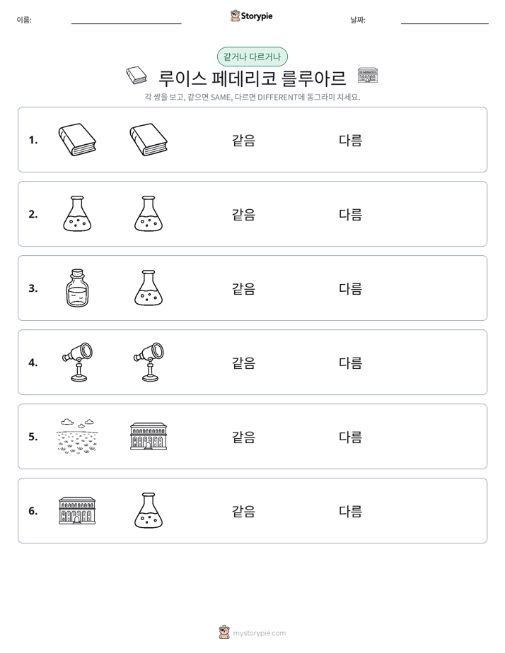 같은 것 또는 다른 것