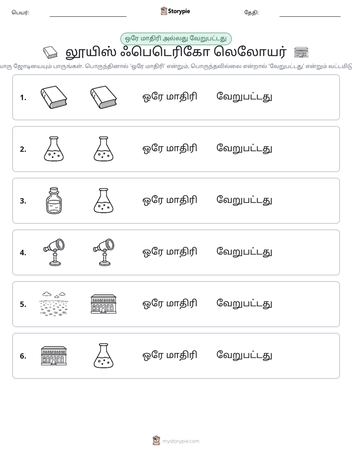 அதே அல்லது மாறுபட்டது
