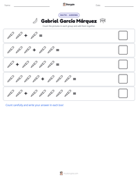 Gabriel García Márquez printable worksheet preview
