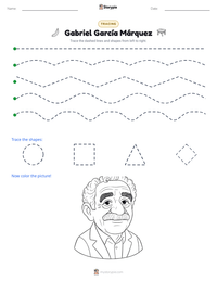 Gabriel García Márquez printable worksheet preview
