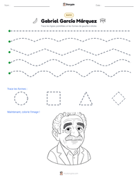 Aperçu de la feuille de travail imprimable Gabriel García Márquez