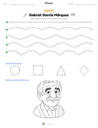 Prabaca lembar kerja cetak Gabriel García Márquez