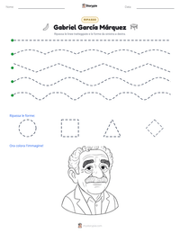 Anteprima della scheda stampabile di Gabriel García Márquez