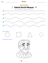 Podgląd drukowalnego arkusza ćwiczeń Gabriel García Márquez