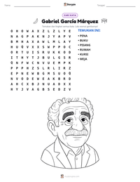 Prabaca lembar kerja cetak Gabriel García Márquez