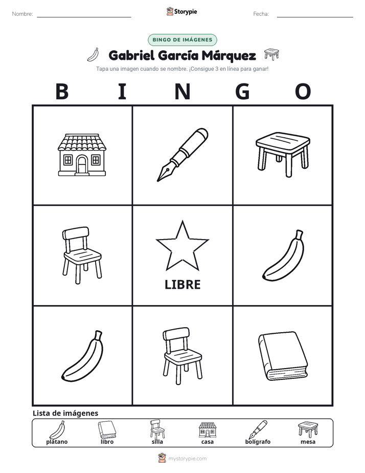 Bingo de Imágenes