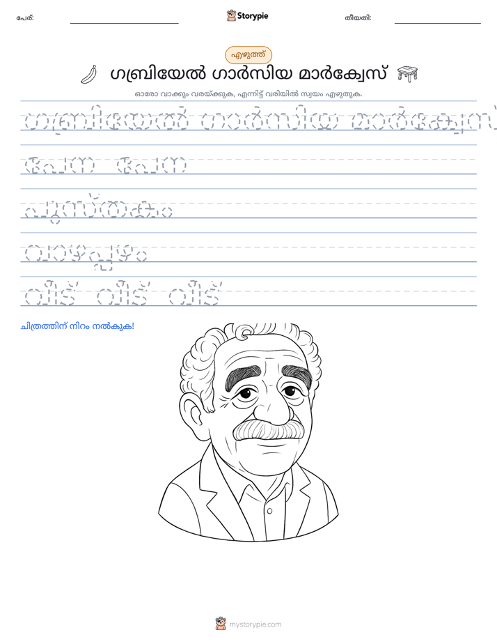 എഴുത്ത് പരിശീലനം