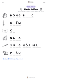 Xem trước tài liệu in sẵn Simón Bolívar