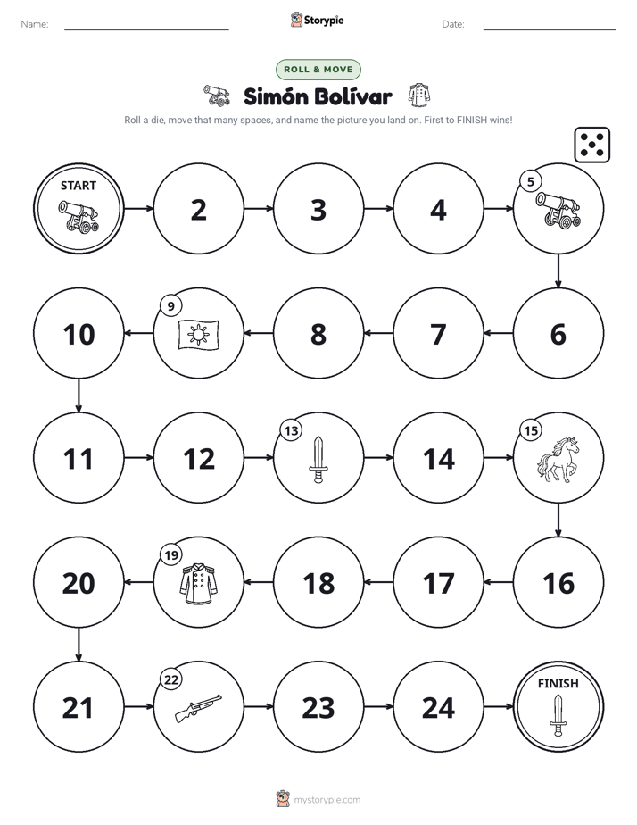 Roll & Move Game
