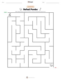 Aperçu de la feuille de travail imprimable Rafael Pombo