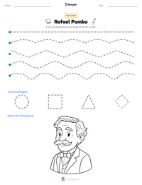Rafael Pombo printable worksheet preview