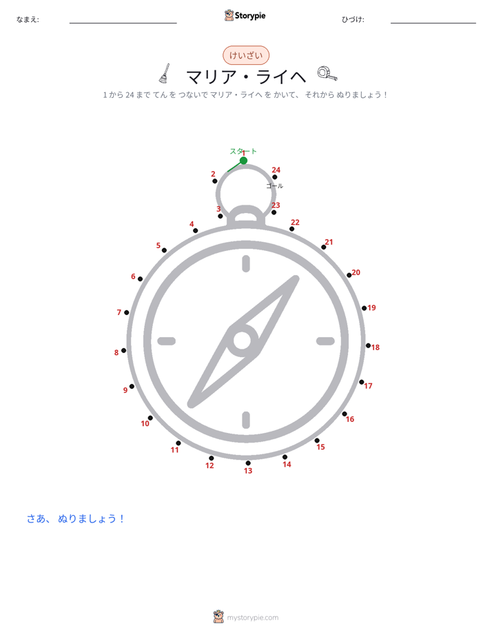 点つなぎ