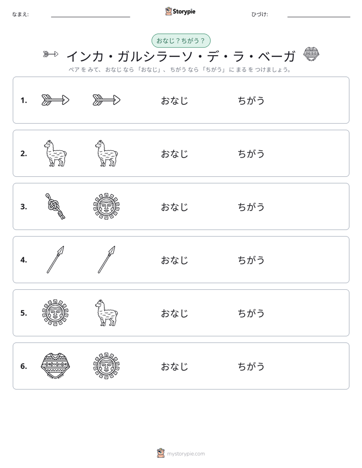 同じか違うか