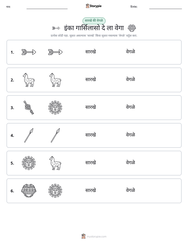 समान की भिन्न