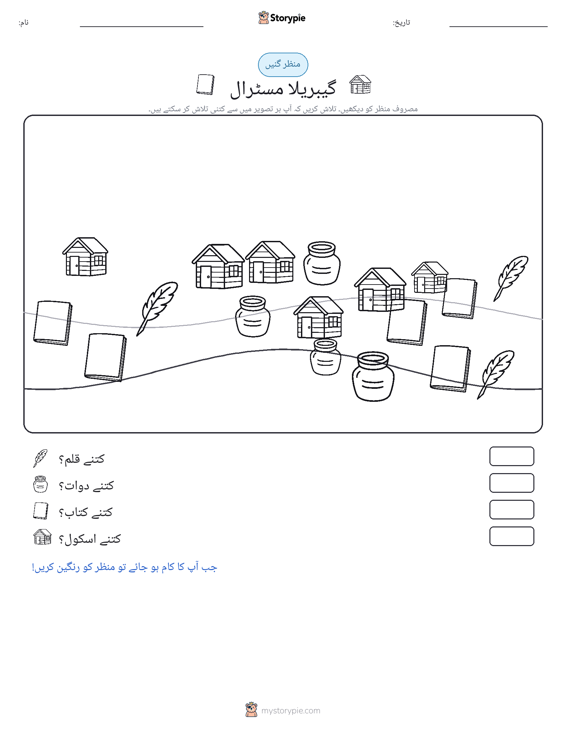 گنتی کا منظر
