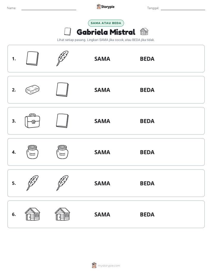 Sama atau Berbeda