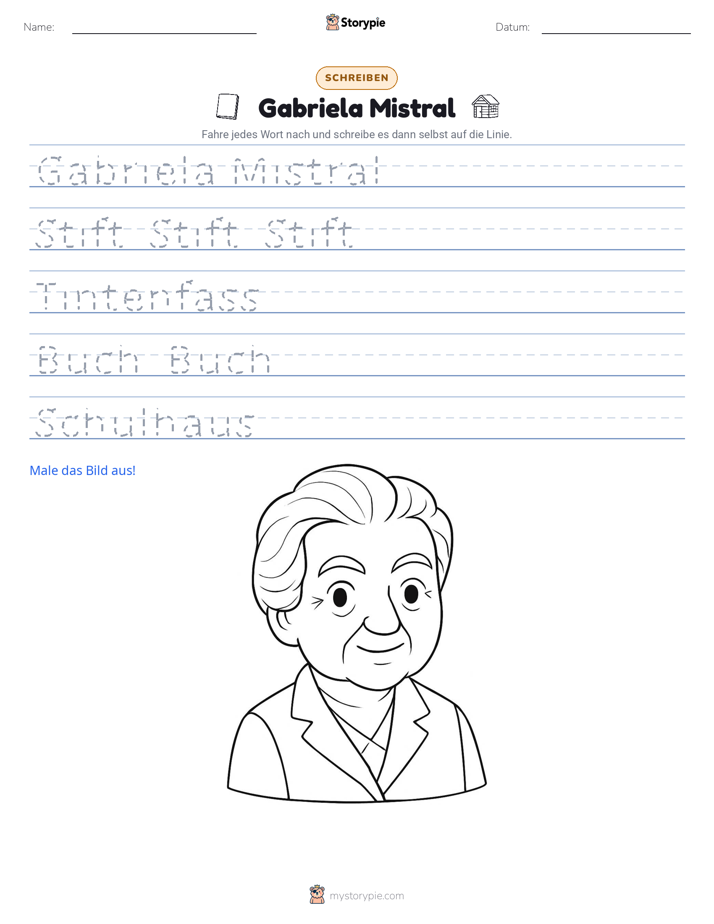 Schreibübung
