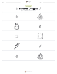 Bernardo O'Higgins printable worksheet preview