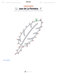 Anteprima della scheda stampabile di Jean de La Fontaine