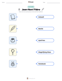 Jean-Henri Fabre printable worksheet preview