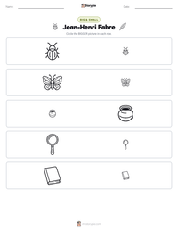 Jean-Henri Fabre printable worksheet preview